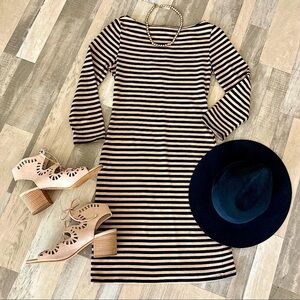 Xhilaration Bodycon Striped Dress Size XS